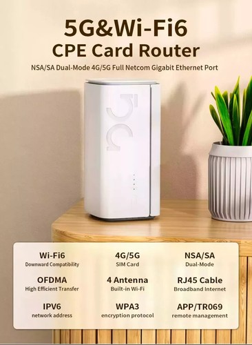 Wifi internet sim - 5g, wifi-6